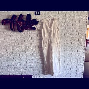 J. Crew denim jumpsuit off white